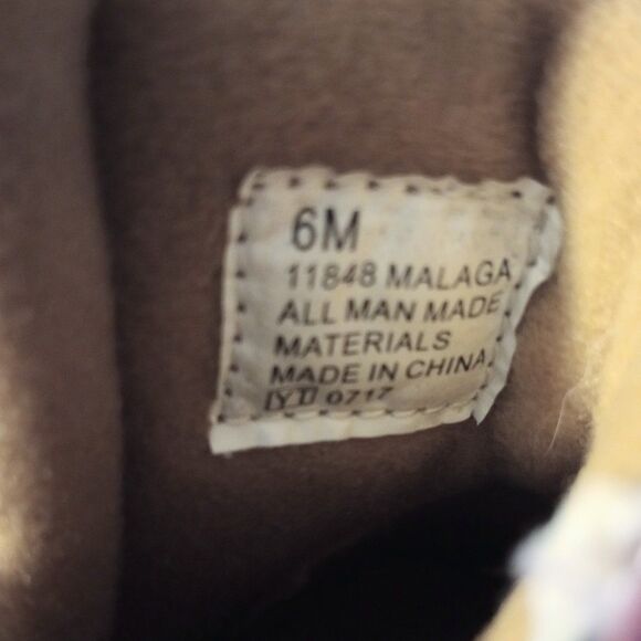 Rachel Shoes Maroon Quilted Boots sz 6 Little Girls Toddler - Picture 9 of 9